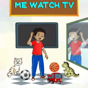 Cartoon image of me watch TV show